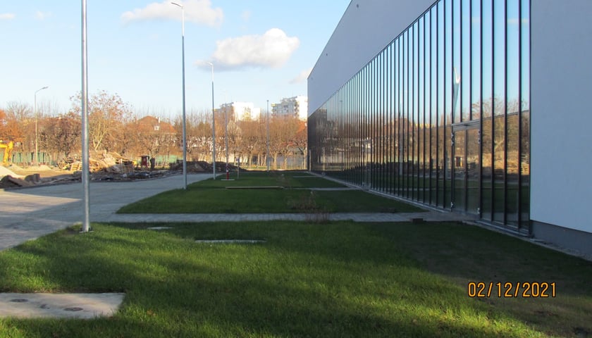 Wielofunkcyjna hala sportowa przy ul. Racławickiej 62 we Wrocławiu.